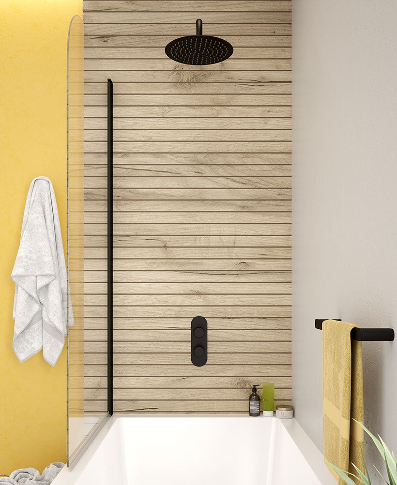 SONAS - Alita Knurled Bath Set 4 -Wall Mounted Fixed HeadAS