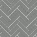 Multipanel Tile Collection Dust Grey Herringbone (410x123) (0732)