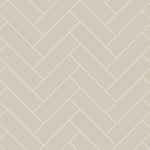 Multipanel Tile Collection Taupe Grey Herringbone (410x123) (0750)