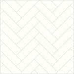 Multipanel Tile Collection Alpine White Herringbone (410x123) (01100)