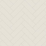 Multipanel Tile Collection White Grey Herringbone (410x123) (0775)