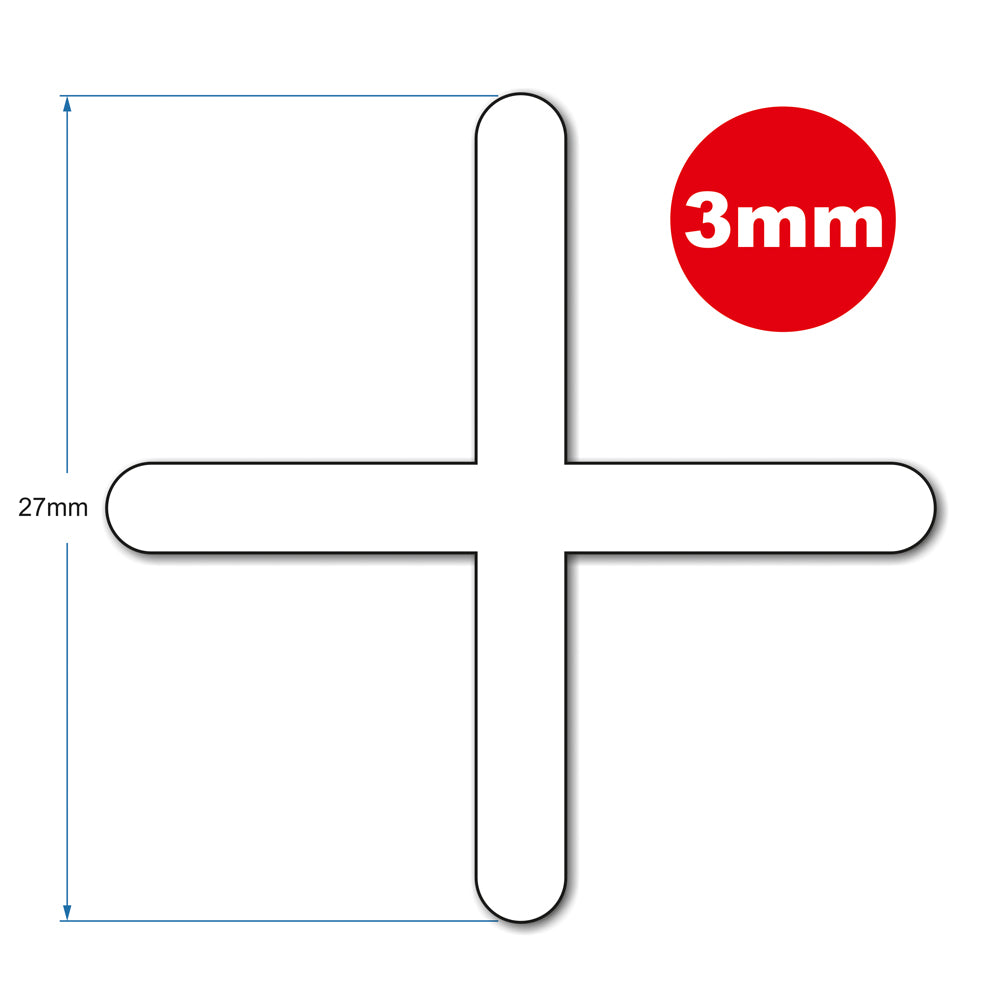 Tile Rite - 2mm Long leg Tile Spacer 250
