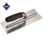 Tile Rite - 6mm Square Notched Stainless Steel Trowel