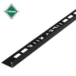 Tile Rite - 10mm 'L' Shaped Brushed Black Trim