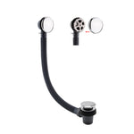 Imex - Hair Catch Chrome Easy Clean Large Dome Clicker Bath waste