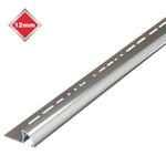 Tile Rite - 12mm Quadrant Tile Edging Silver
