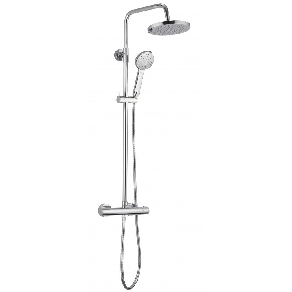 Imex - Arco dual outlet bar valve with integral diverter with NEW fixed and adjustable shower heads