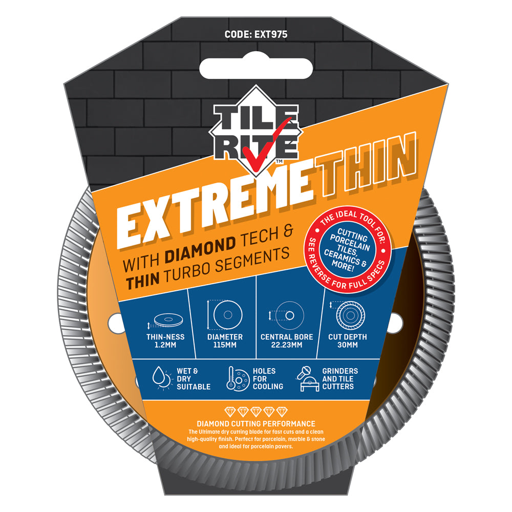 Tile Rite - 115MM Extreme Thin Turbo Blade