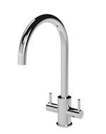 Lachen Kitchen Mono Basin Twin Lever Round Basin Tap