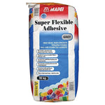 A 20kg bag of Mapei Super Flexible S1 Grey Tile Adhesive