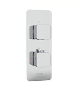 Sonas ALITA Soft Square Twin Shower Valve Single Outlet