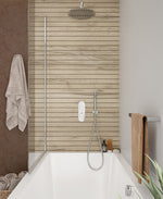SONAS - Alita Knurled Bath Set 3 - Ceiling Mounted Fixed Head