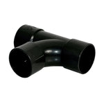 Primaflow - Floplast ABS solvent weld swept tee 32mm black WS22