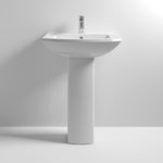Cadiz 1TH 600MM Basin And Full Pedestal