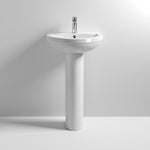 Cordoba500MM 1TH Basin And Full Pedestal