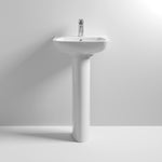 Leon 450MM 1TH Basin And Full Pedestal