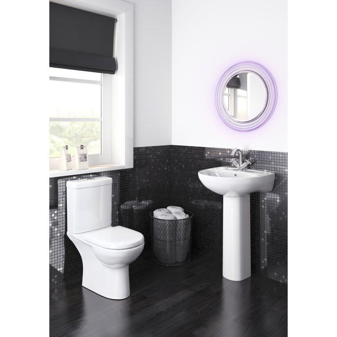Soria 550MM 1TH Basin And Full Pedestal