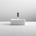 Square Vessel 365MM In White