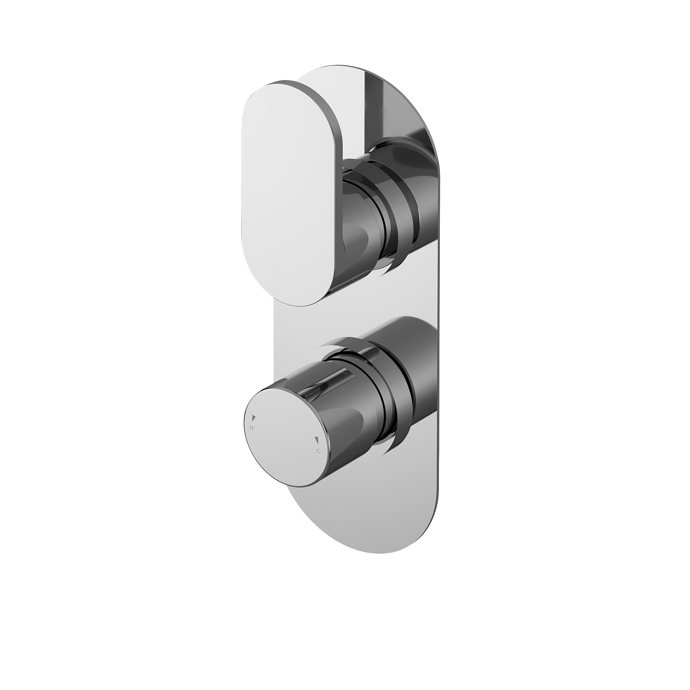 Castillo - Twin Thermostatic Valve With Diverter