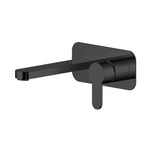 Arvan Wall Mounted Basin Mixer Black