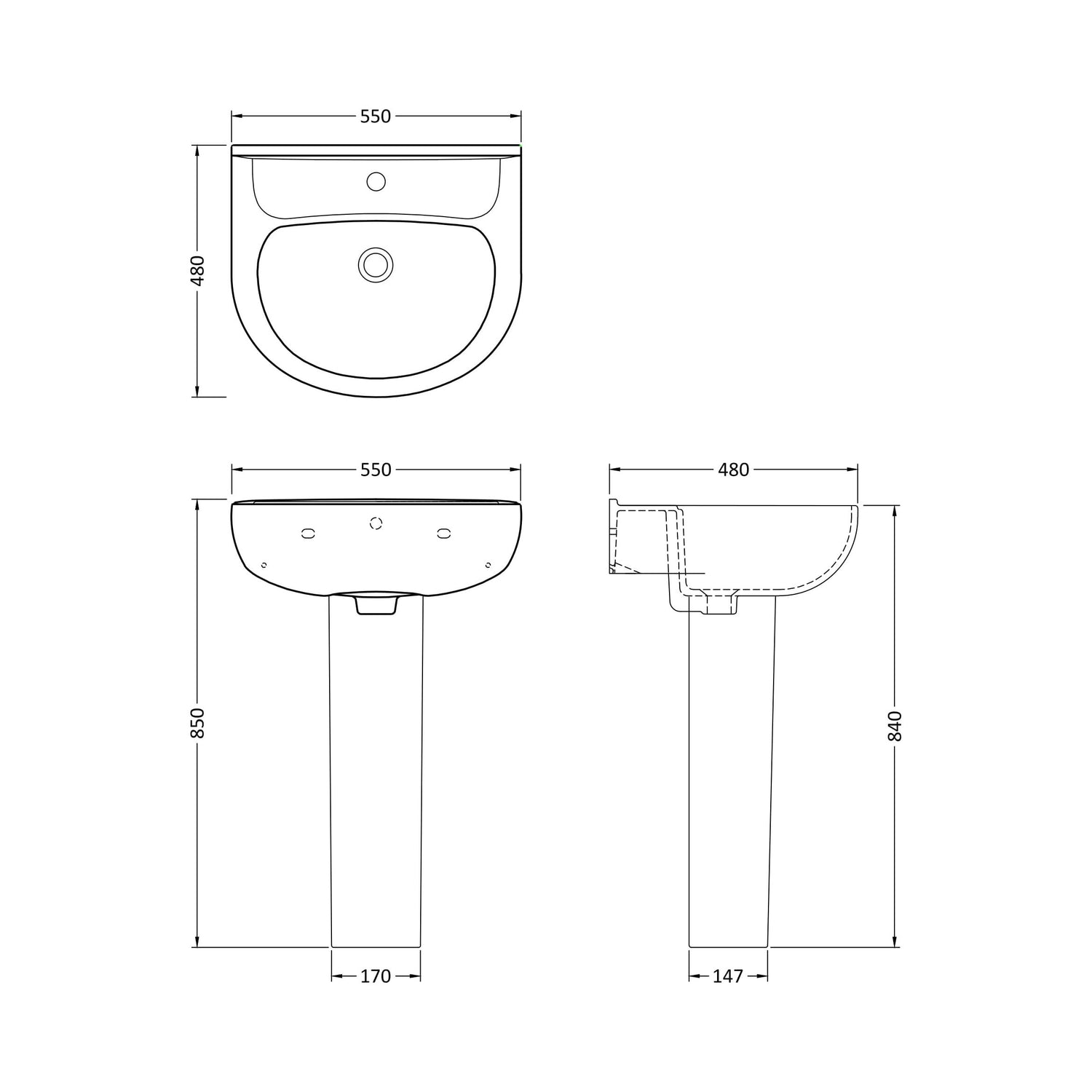 Lawton Basin and Pedestal