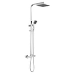 Chrome Square Thermostatic Bar Shower