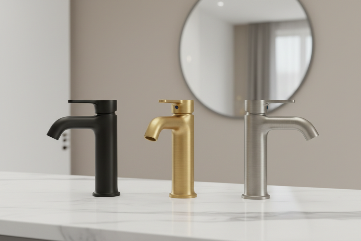 Matt Black vs Brushed Brass vs Brushed Nickel: Which Tap Finish Is Right for You?