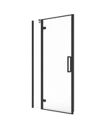 Sonas ASPECT 8mm Inline Hinged Shower Door Matt Black