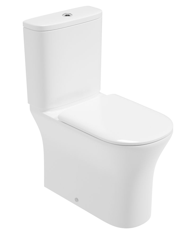 SONAS Pena Fully Shrouded Comfort Height WC - Rimless Pan Alpha Soft Close
