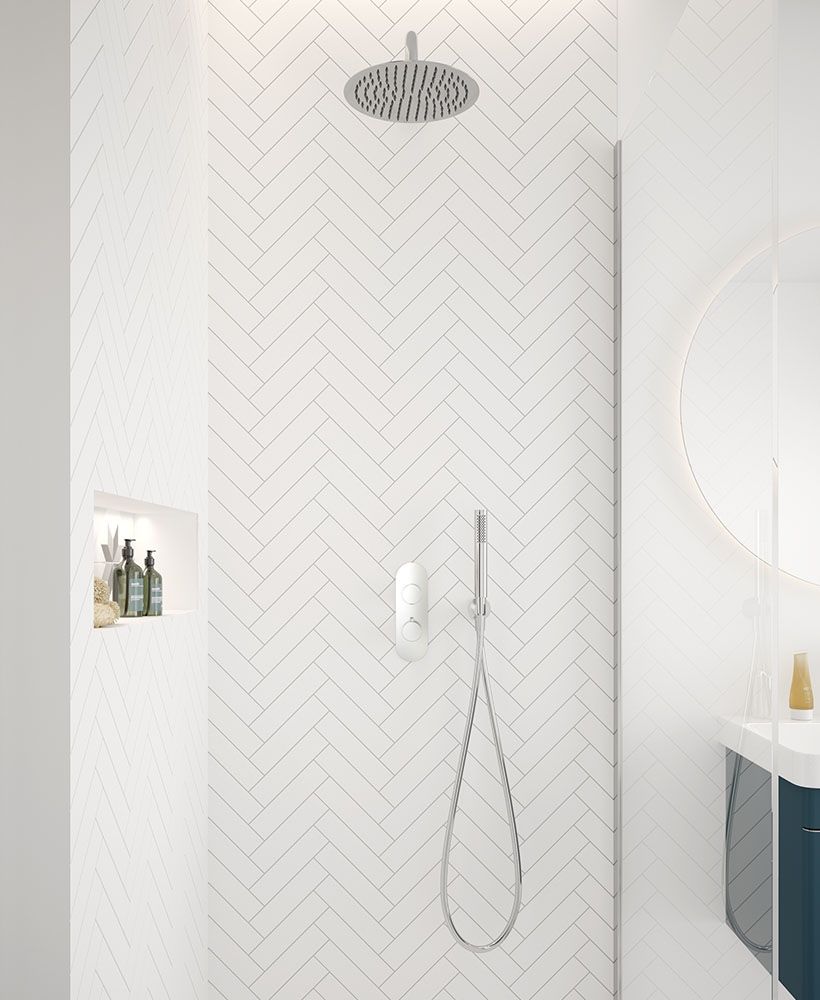 Sonas Alita Knurled Shower Set 2 (Wall Mounted)