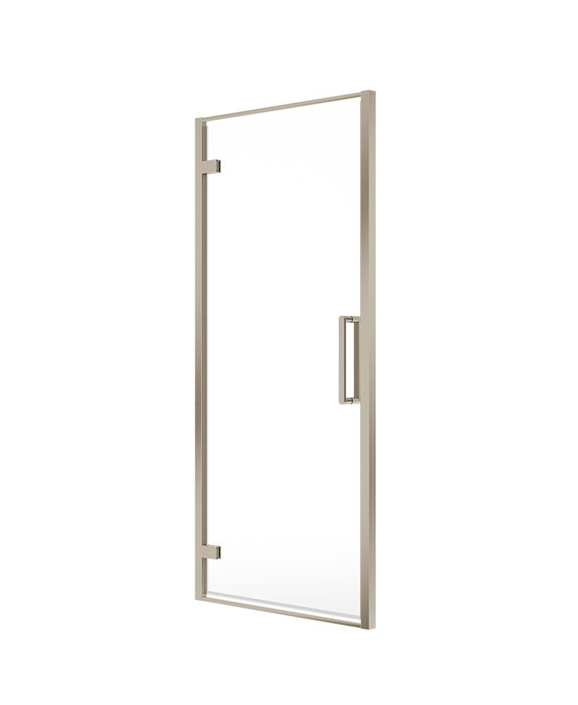 Sonas ASPECT 8mm Hinged Shower Door Brushed Nickel
