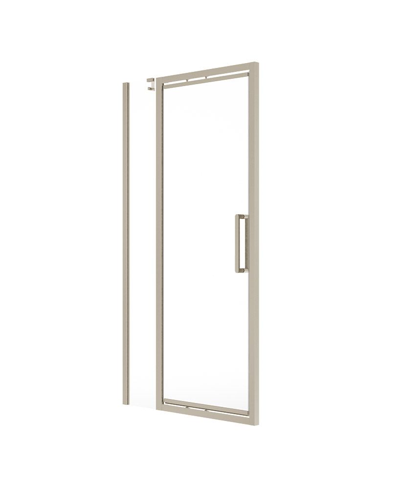 Sonas ASPECT 8mm Infold Inline Shower Door Brushed Nickel