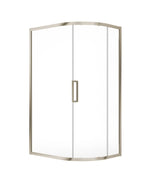 Sonas ASPECT 8mm Single Door Offset Quadrant Brushed Nickel
