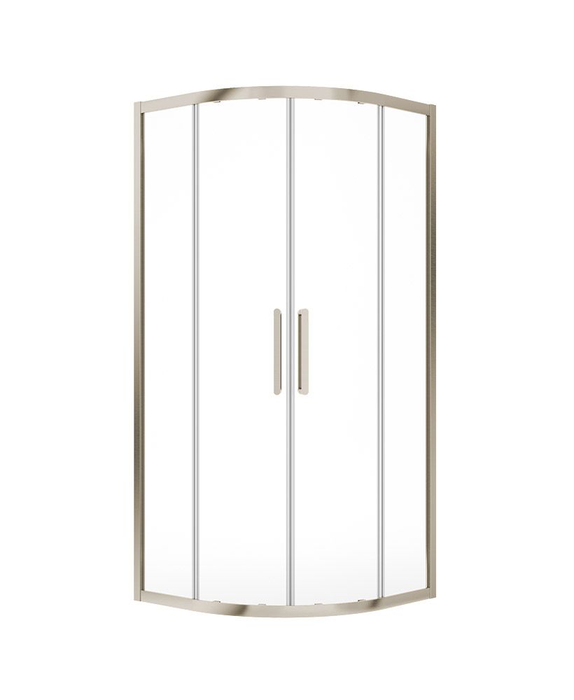 Sonas ASPECT 8mm Double Door Quadrant 900mm Brushed Nickel