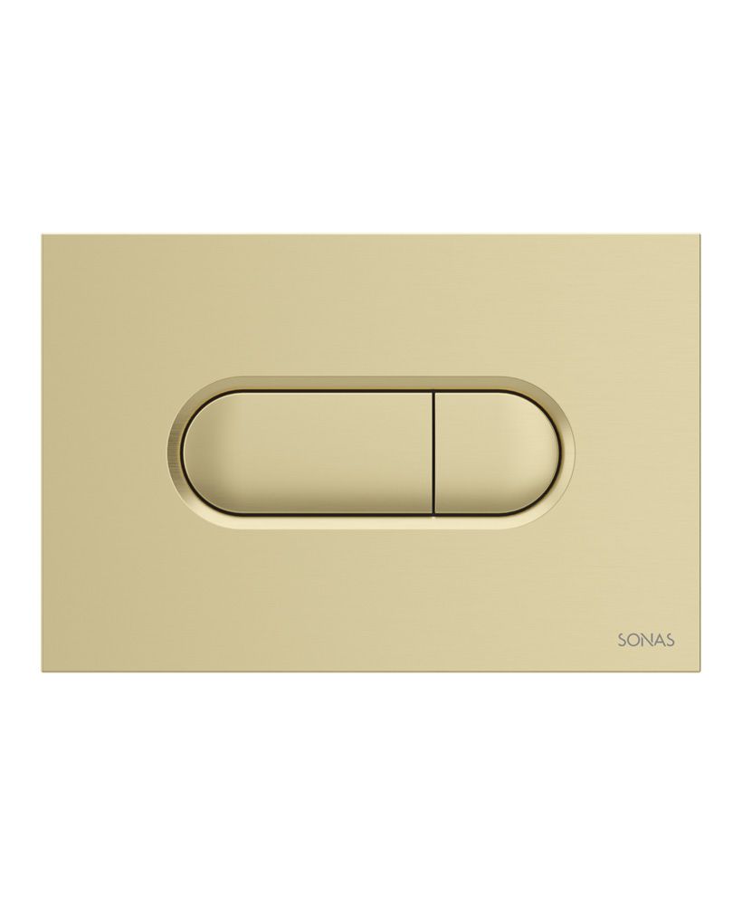 SONAS Urban Dual Flush Plate Brushed Gold