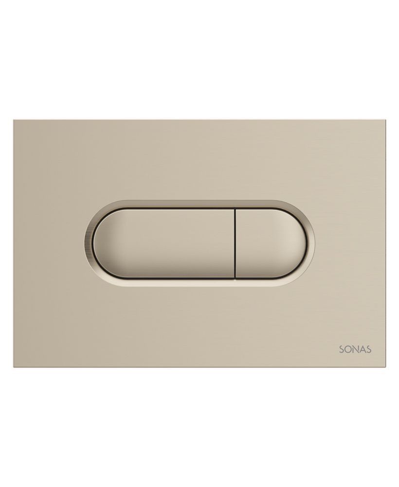 SONAS Urban Dual Flush Plate Brushed Nickel