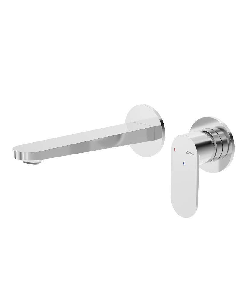 Sonas Urban Wall Mounted Basin Mixer Chrome
