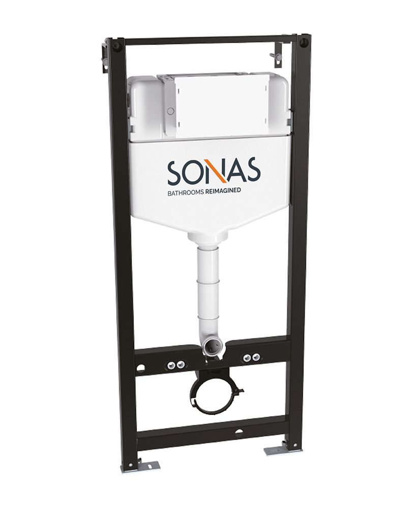 SONAS 1160mm Universal Frame & Cistern for Wall Hung WC