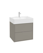 Sonas PULSE Wall Hung Two Drawer Vanity Unit & Basin 60cm City Stone