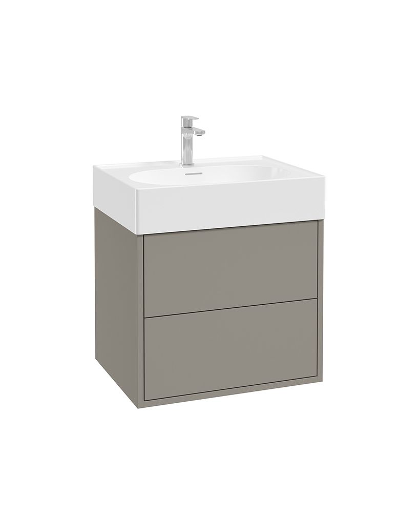 Sonas PULSE Wall Hung Two Drawer Vanity Unit & Basin 60cm City Stone