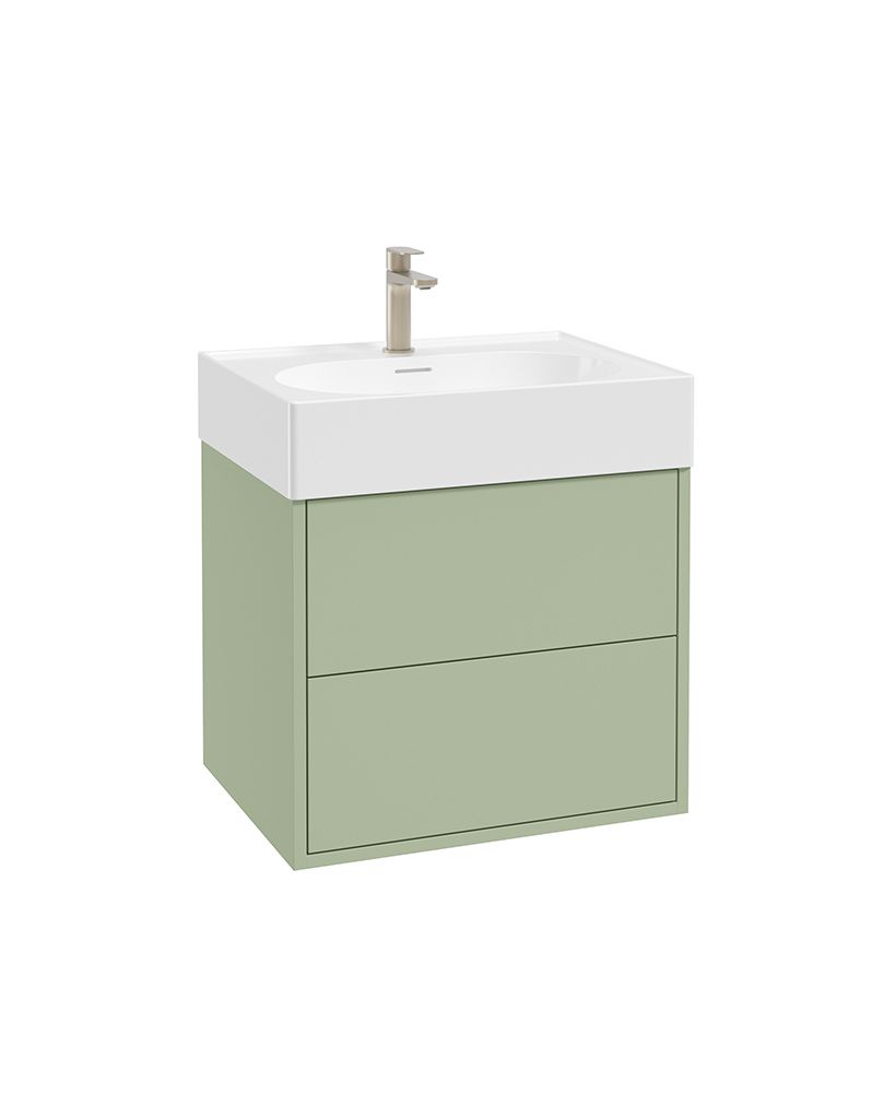 Sonas PULSE Wall Hung Two Drawer Vanity Unit & Basin 60cm Parkland