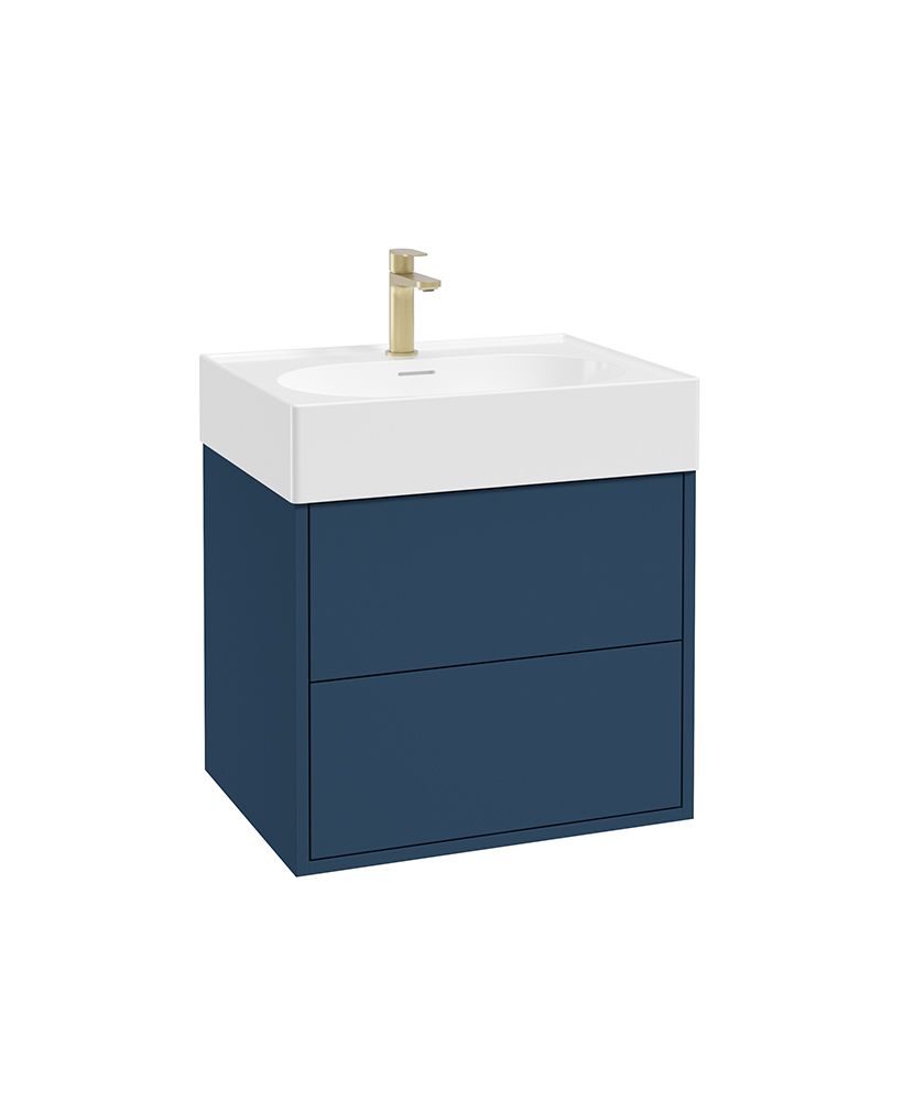 Sonas PULSE Wall Hung Two Drawer Vanity Unit & Basin 60cm Riverside