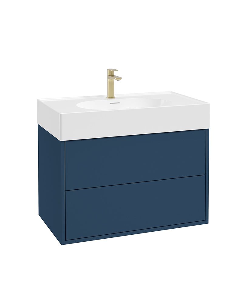 Sonas PULSE Wall Hung Two Drawer Vanity Unit & Basin 80cm Riverside