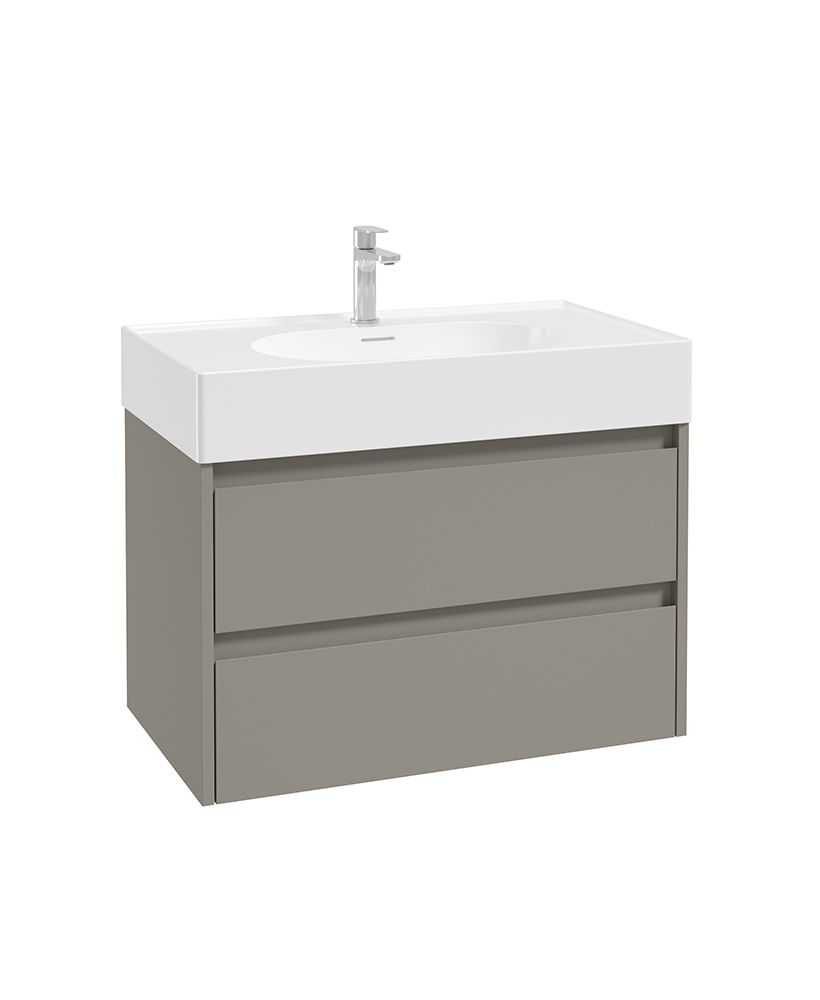 Sonas APEX Wall Hung Two Drawer Vanity Unit & Basin 80cm City Stone