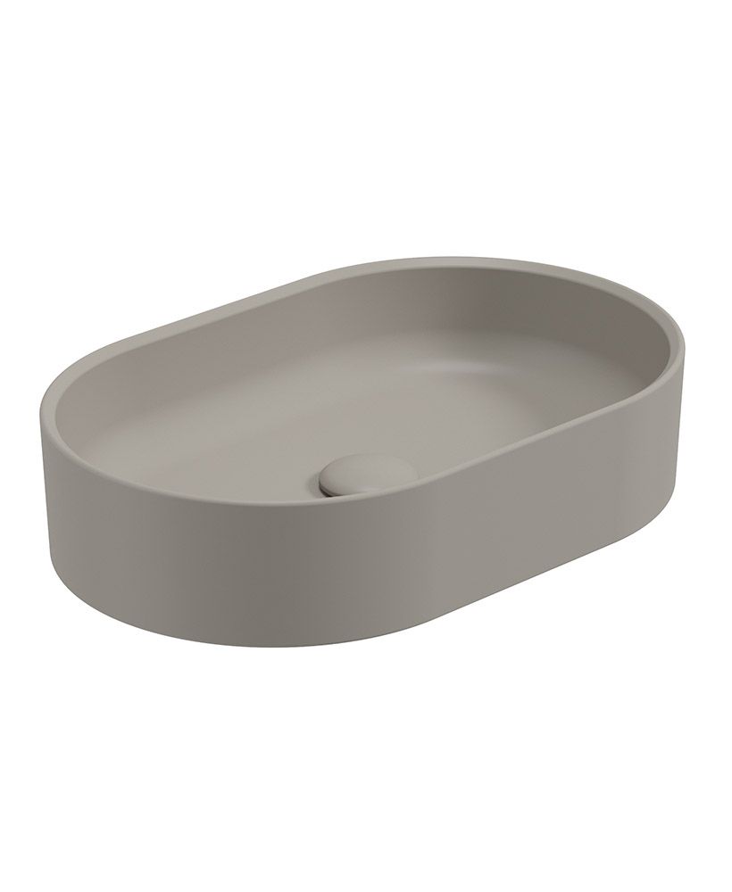 Sonas LIVING Oval Countertop Wash Basin & Waste City Stone