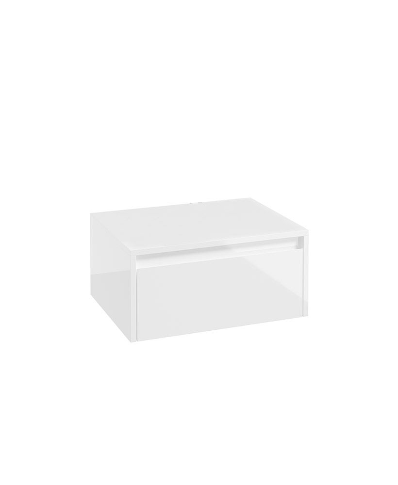 Sonas APEX Floating Single Drawer Vanity Unit – All Sizes & Colours 60cm Gloss White