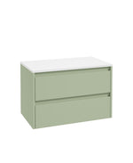 Sonas APEX Wall Hung Two Drawer Countertop Vanity Unit 80cm Parkland