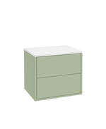 Sonas PULSE Wall Hung Two Drawer Countertop Vanity Unit 60cm Parkland