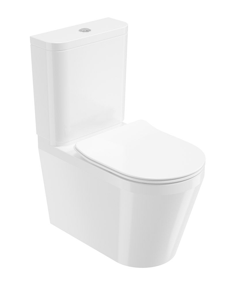 Sonas LIVING Fully Shrouded Close Coupled WC & Soft Close Seat