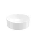 Sonas LIVING Round Countertop Wash Basin & Waste Gloss White